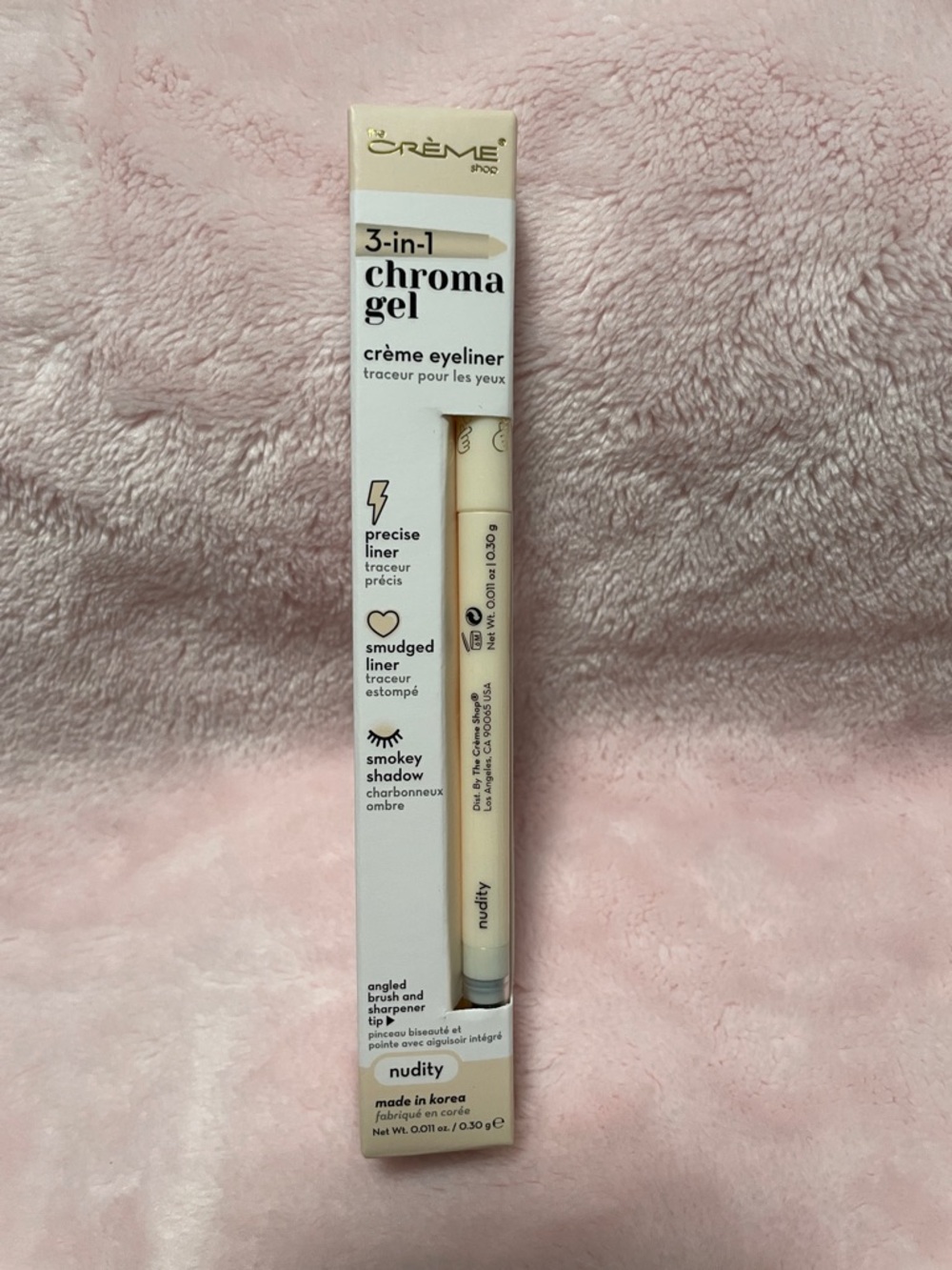Doris Rice Essence Mask with Glitter Pink Bear Keychain and Creme shop eyeliner - Picture 4 of 4
